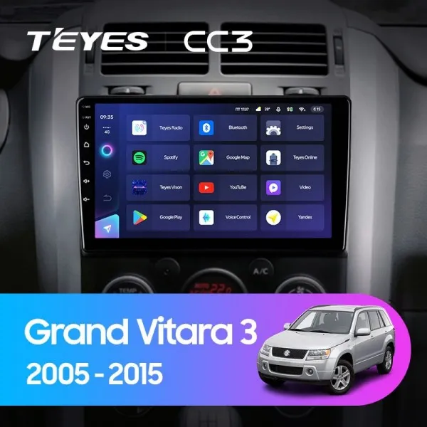 ШГУ Teyes CC3 3/32 GB Suzuki Grand Vitara 3 2005-2015 - фото