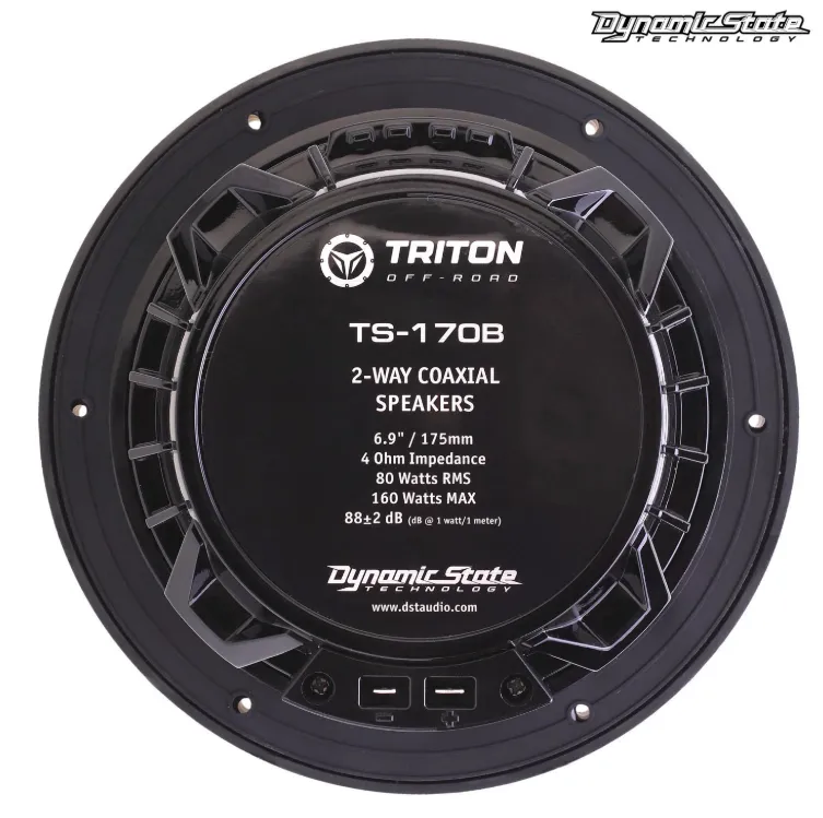 Акустика коаксиальная Dynamic State TRITON TS-170B Black - фото