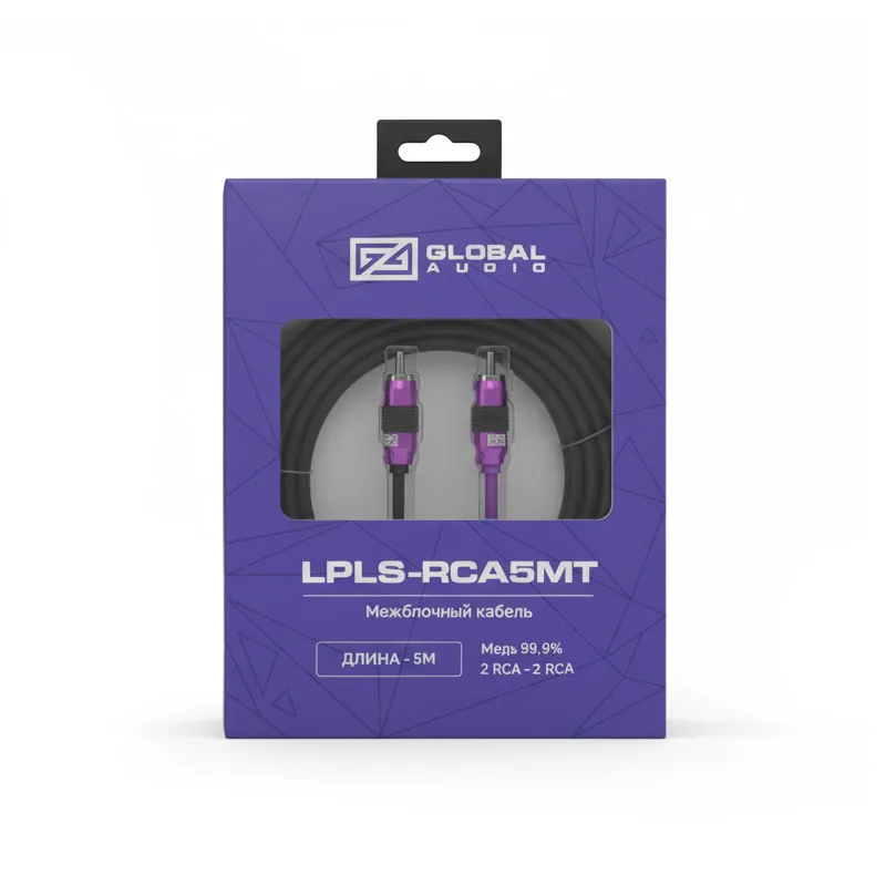 Межблочный кабель Global Audio LPLS-RCA5MT - фото Межблочный кабель Global Audio LPLS-RCA5MT - фото