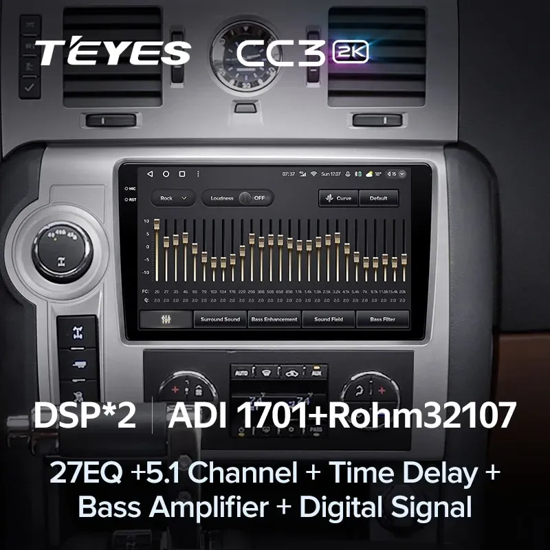 Комплект магнитолы TEYES CC3 2K 9.5" для Hummer H2 I 2002-2007 Комплект магнитолы TEYES CC3 2K 9.5" для Hummer H2 I 2002-2007