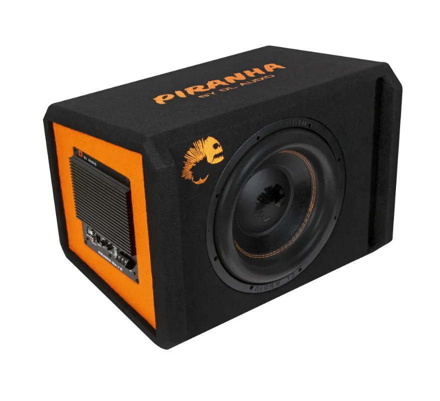 Сабвуфер активный в корпусе DL Audio Piranha 12A V.2 Black - фото