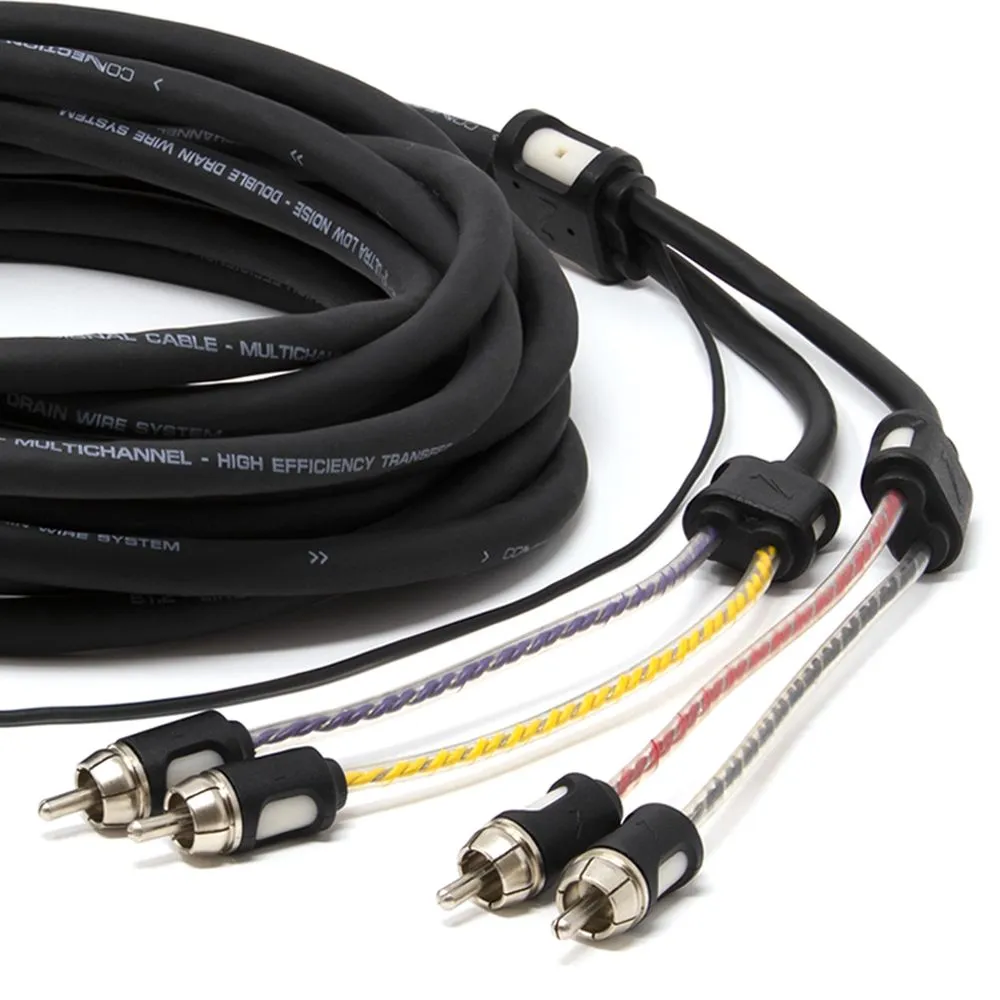 Межблочный кабель Audison BT4 550.2 Four channel RCA cable 550 cm - фото Межблочный кабель Audison BT4 550.2 Four channel RCA cable 550 cm - фото