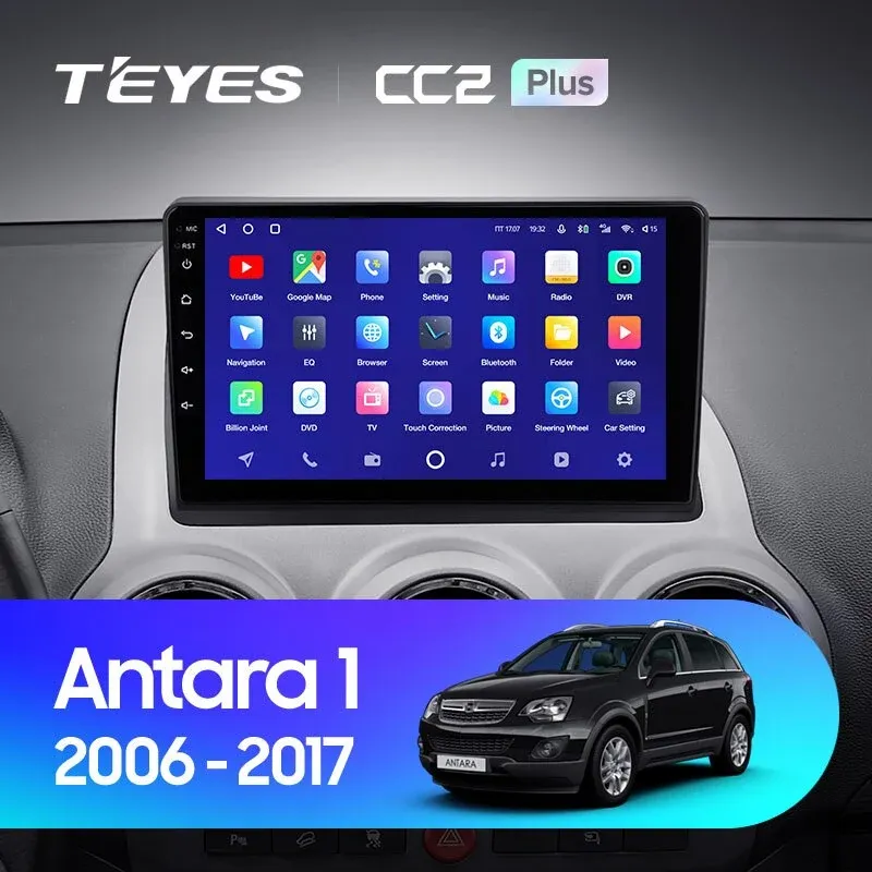 Комплект магнитолы TEYES CC2 Plus 9.0" для Opel Antara I 2006-2017 Комплект магнитолы TEYES CC2 Plus 9.0" для Opel Antara I 2006-2017