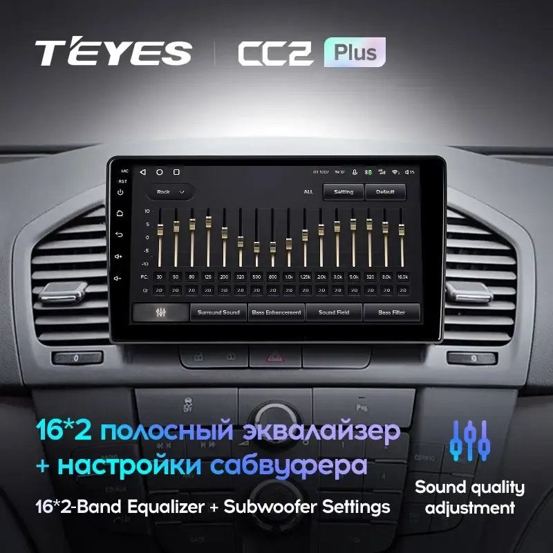 Комплект магнитолы TEYES CC2 Plus 9.0" для Opel Insignia I 2008-2013 Комплект магнитолы TEYES CC2 Plus 9.0" для Opel Insignia I 2008-2013