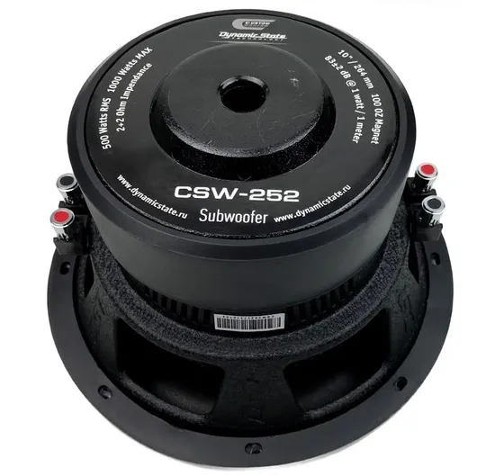 Сабвуфер Dynamic State CSW-252 CUSTOM Series - фото