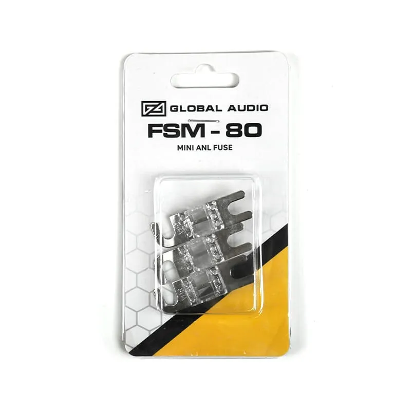 Предохранитель Global Audio FSM-80, 80A  (1уп.- 4шт.) - фото