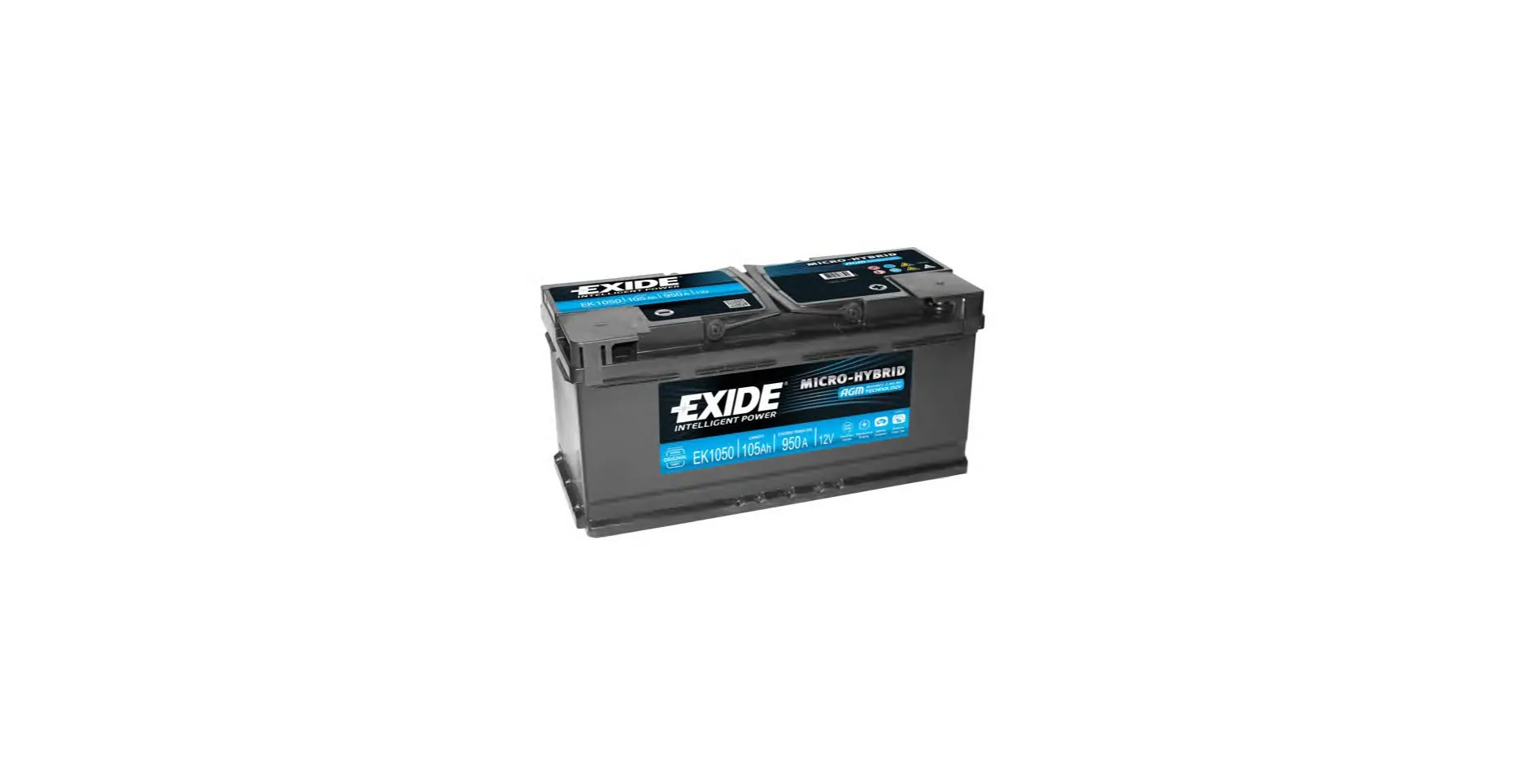 Аккумулятор EXIDE EK1050 105Ah 950A - фото