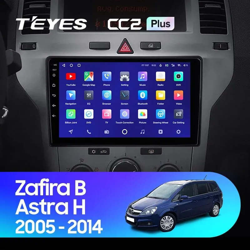 Комплект магнитолы TEYES CC2 Plus 9.0" для Opel Zafira B 2005-2014 Комплект магнитолы TEYES CC2 Plus 9.0" для Opel Zafira B 2005-2014