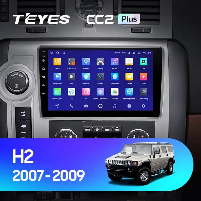 Комплект магнитолы TEYES CC2 Plus 10.2" для Hummer H2 I рестайлинг 2007-2009 Комплект магнитолы TEYES CC2 Plus 10.2" для Hummer H2 I рестайлинг 2007-2009