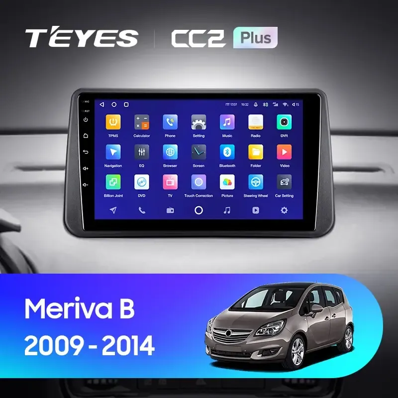 Комплект магнитолы TEYES CC2 Plus 9.0" для Opel Meriva Комплект магнитолы TEYES CC2 Plus 9.0" для Opel Meriva
