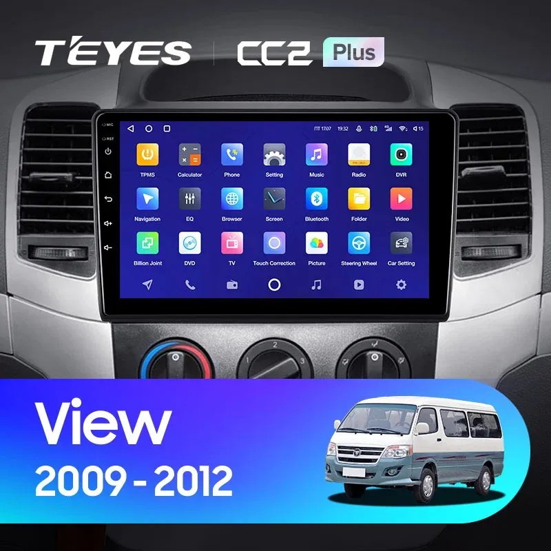 Комплект магнитолы TEYES CC2 Plus 9.0" для Foton View 2009-2012