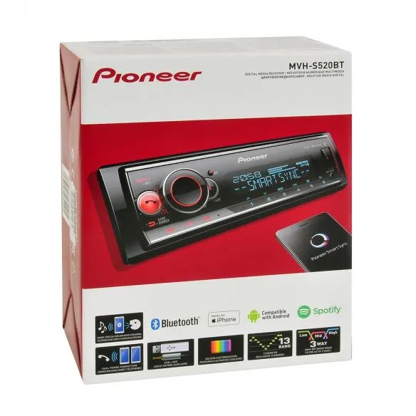 USB - ресивер Pioneer MVH-S520BT - фото USB - ресивер Pioneer MVH-S520BT - фото