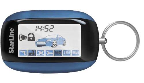 Брелок ж/к StarLine B64 с дисплеем - фото
