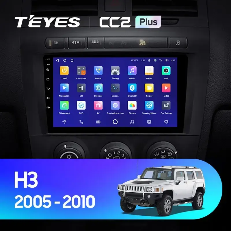 Комплект магнитолы TEYES CC2 Plus 9.0" для Hummer H3 I 2005-2010 Комплект магнитолы TEYES CC2 Plus 9.0" для Hummer H3 I 2005-2010