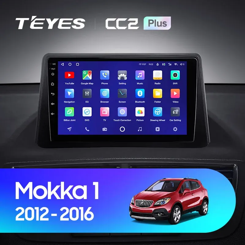 Комплект магнитолы TEYES CC2 Plus 9.0" для Opel Mokka I 2012-2016 Комплект магнитолы TEYES CC2 Plus 9.0" для Opel Mokka I 2012-2016
