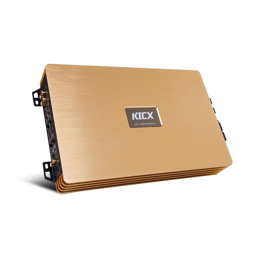 Усилитель 4-канальный Kicx QS 4.160M Gold Edition - фото