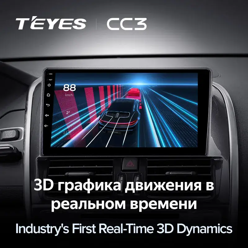 Комплект магнитолы TEYES CC3L 10.2" для Honda Freed