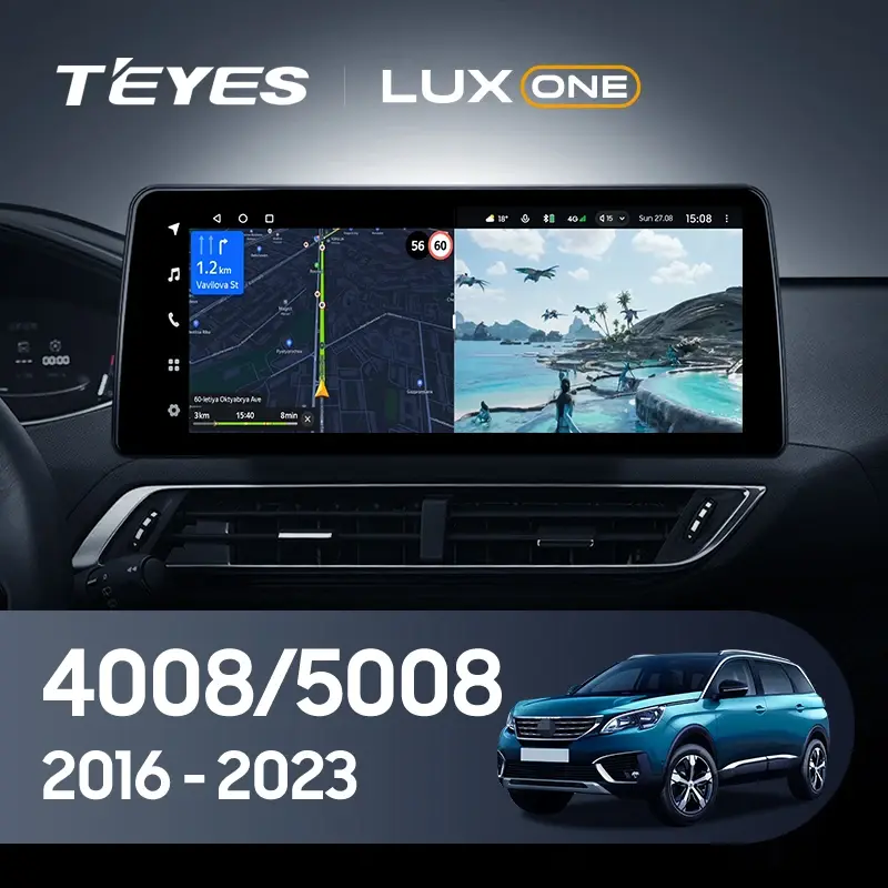 Мультимедиа TEYES LuxOne 4/32 для Peugeot 3008 4008 5008 2016-2023