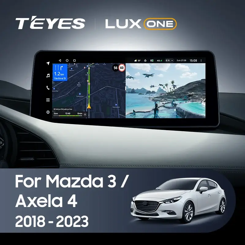 Мультимедиа TEYES LuxOne 4/32 для Mazda 3 Axela 4 BP 2018-2023