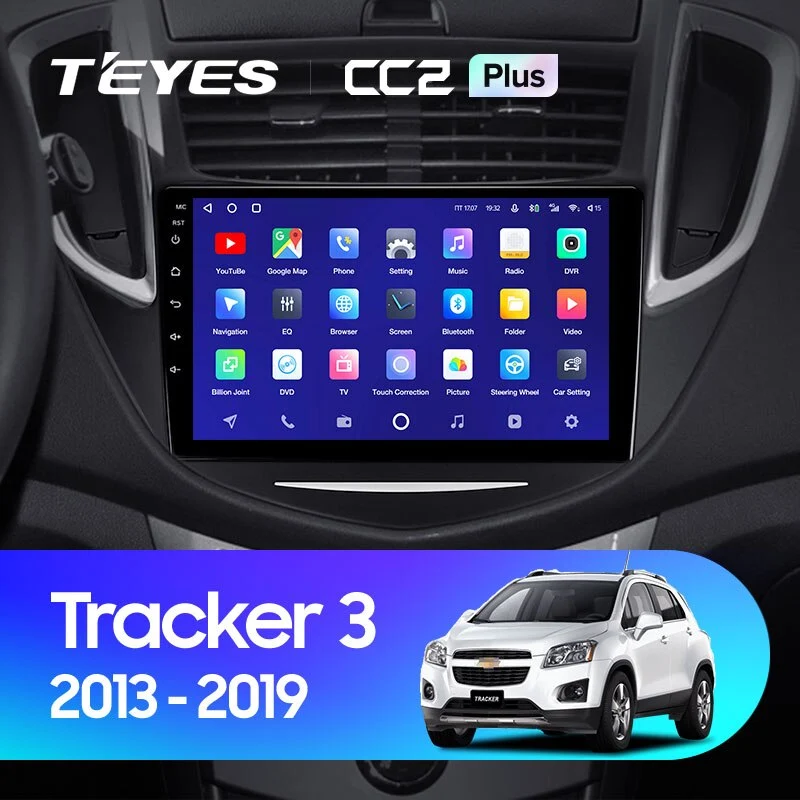 Комплект магнитолы TEYES CC2 Plus 9.0" для Chevrolet Tracker III 2013-2020
