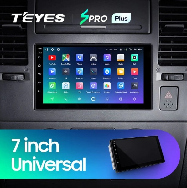 Головное устройство Teyes Spro Plus Universal 7" - фото