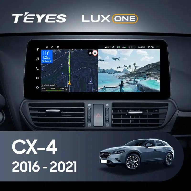 Мультимедиа TEYES LuxOne 4/32 для Mazda CX-4 2016-2021 A