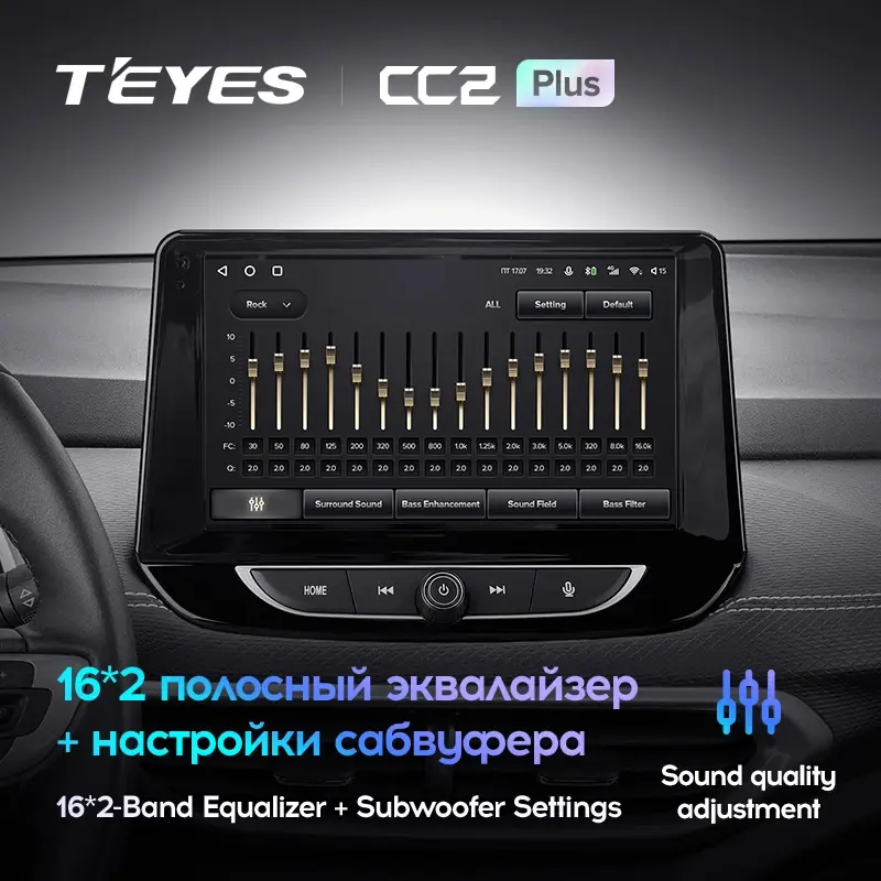 Комплект магнитолы TEYES CC2 Plus 9.0" для Chevrolet Tracker IV 2019-2023