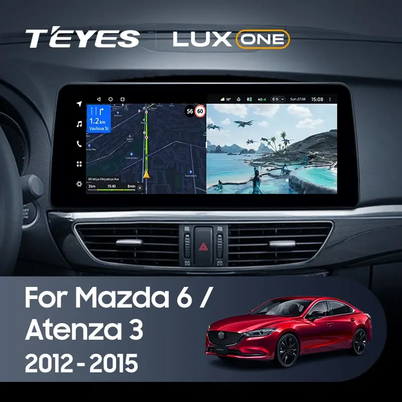 Мультимедиа TEYES LuxOne 4/32 для Mazda 6 Atenza 3 GJ 2012-2015 A