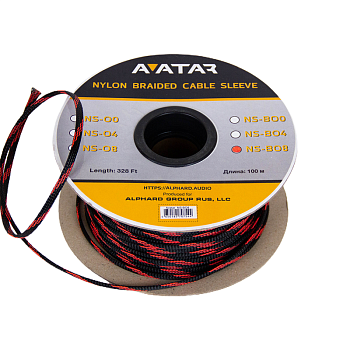 Защитная кабельная оплетка AVATAR NS-BO8 (1б-100м)